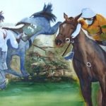 Grand National – Animals Art Gallery – Painting by Woking Surrey Artist David Harmer