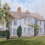 House Portrait Commission 1 – General Art Gallery – Painting by Woking Surrey Artist David Harmer