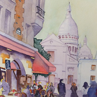 Montmartre – Paris Art Gallery of Woking Surrey Artist David Harmer