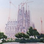 Church of The Sacred Family Barcelona – Europe Gallery – Pirbright Art Club Member David Harmer