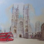 Westminster Abbey – Art – Landscape Painting
