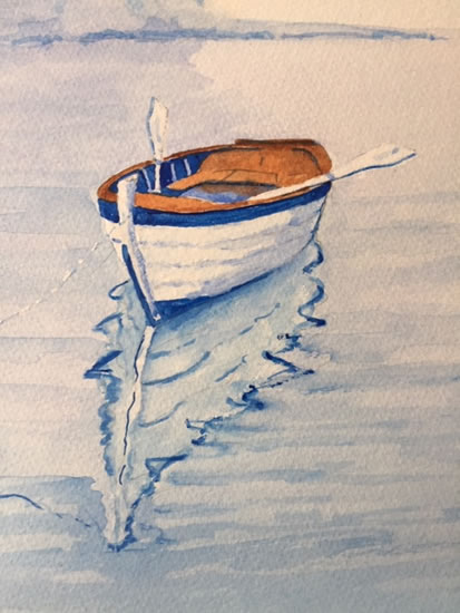 Boat Painting - Tranquility