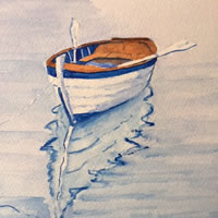 Boat Painting For Sale – Tranquility