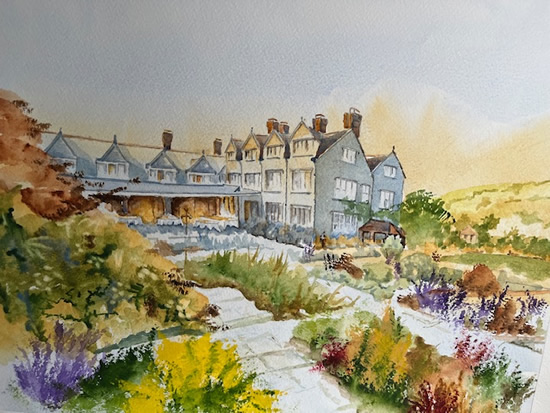 Gravetye Manor Hotel East Grinstead West Sussex Art Gallery